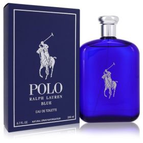 Polo Blue Eau De Toilette Spray 6.7 Oz For Men