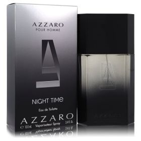 Azzaro Night Time Eau De Toilette Spray 3.4 Oz For Men