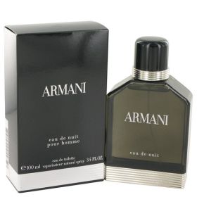 Armani Eau De Nuit Eau De Toilette Spray 3.4 Oz For Men