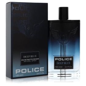 Police Deep Blue Eau De Toilette Spray 3.4 Oz For Men