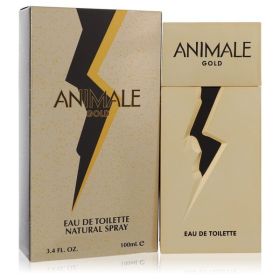 Animale Gold Eau De Toilette Spray 3.4 Oz For Men