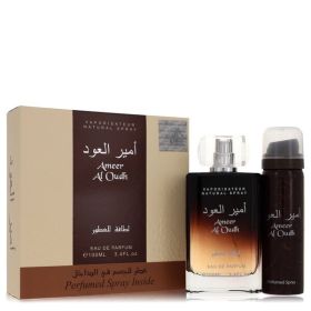 Ameer Al Oudh Gift Set - 3.4 Oz Eau De Parfum Spray + 1.7 Oz Perfumed Spray -- For Men