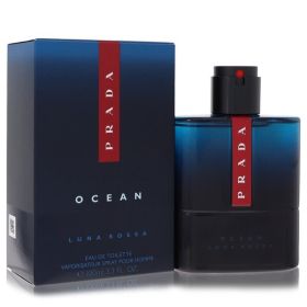 Prada Luna Rossa Ocean Eau De Toilette Spray 3.4 Oz For Men