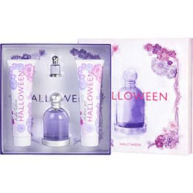 Halloween By Jesus Del Pozo Edt Spray 3.4 Oz & Body Lotion 5 Oz & Shower Gel 5 Oz & Edt 0.15 Oz Mini For Women