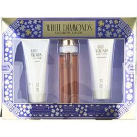 White Diamonds By Elizabeth Taylor Edt Spray 3.3 Oz & Body Lotion 3.3 Oz & Body Wash 3.3 Oz For Women