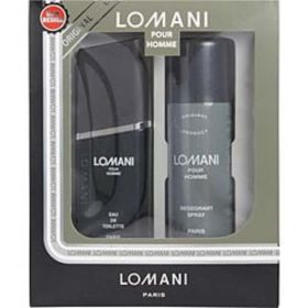 Lomani By Lomani Edt Spray 3.3 Oz & Deodorant Spray 6.6 Oz For Men