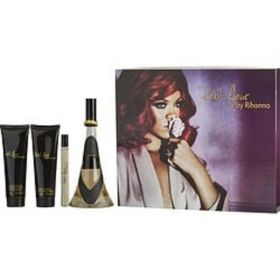 Rihanna Reb'l Fleur By Rihanna Eau De Parfum Spray 3.4 Oz & Body Lotion 3 Oz & Shower Gel 3 Oz & Eau De Parfum Spray 0.34 Oz For Women