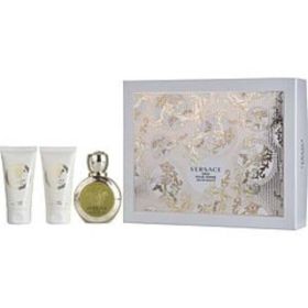 Versace Eros Pour Femme By Gianni Versace Edt Spray 1.7 Oz & Body Lotion 1.7 Oz & Shower Gel 1.7 Oz For Women