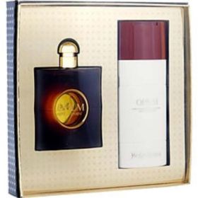 Opium By Yves Saint Laurent Edt Spray 3 Oz & Body Lotion 6.6 Oz For Women