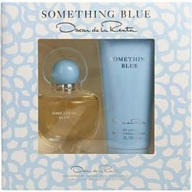 Oscar De La Renta Something Blue By Oscar De La Renta Eau De Parfum Spray 3.4 Oz & Body Lotion 6.7 Oz For Women