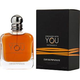 Emporio Armani Stronger With You Intensely By Giorgio Armani Eau De Parfum Spray 3.4 Oz For Men