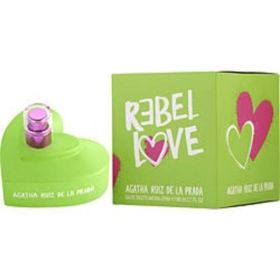 Agatha Ruiz De La Prada Rebel Love By Agatha Ruiz De La Prada Edt Spray 2.7 Oz For Women