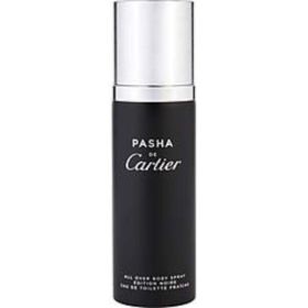 Pasha De Cartier Edition Noire By Cartier All Over Body Edt Fraiche Spray 3.4 Oz For Men