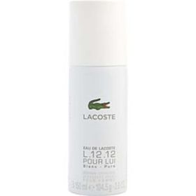 Lacoste Eau De Lacoste L.12.12 Blanc By Lacoste Pure Deodorant Spray 3.6 Oz For Men