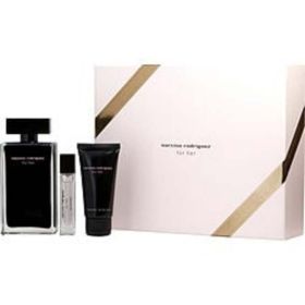 Narciso Rodriguez By Narciso Rodriguez Edt Spray 3.3 Oz & Body Lotion 1.7 Oz & Edt Spray 0.33 Oz Mini For Women