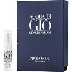 Acqua Di Gio Profondo By Giorgio Armani Eau De Parfum Spray Vial For Men