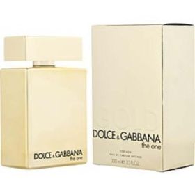 The One Gold By Dolce & Gabbana Eau De Parfum Intense Spray 3.4 Oz For Men