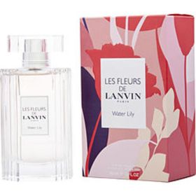 Les Fleurs De Lanvin Water Lily By Lanvin Edt Spray 3 Oz For Women