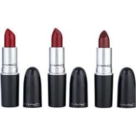 Mac By Mac Lipstick X 3 Travel Exclusive: Cockney + Lady Bug + Fresh Moroccan For Women