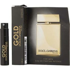 The One Gold By Dolce & Gabbana Eau De Parfum Intense Spray 0.02 Oz Vial Mini For Men