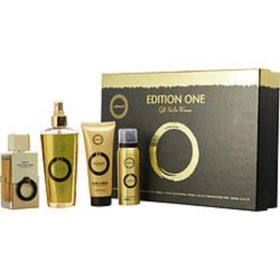 Armaf Edition One By Armaf Eau De Parfum Spray 3.4 Oz & Body Lotion 3.4 Oz & Perfume Body Spray 1.7 Oz & Fragrance Body Spray 8.4 Oz For Women