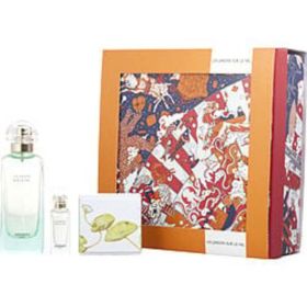 Un Jardin Sur Le Nil By Hermes Edt Spray 3.3 Oz & Soap 1.7 Oz & Edt 0.25 Oz Mini For Women