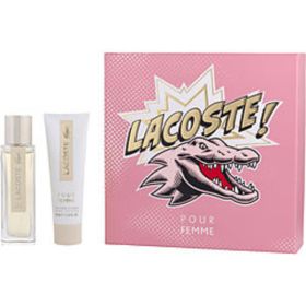 Lacoste Pour Femme By Lacoste Eau De Parfum Spray 1.6 Oz & Body Lotion 1.6 Oz For Women