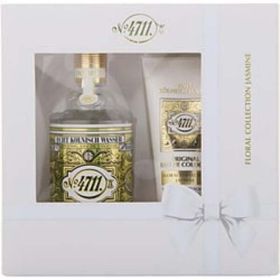 4711 Floral Collection By 4711 Jasmine Eau De Cologne Spray 3.4 Oz & Shower Gel 1.7 Oz For Anyone