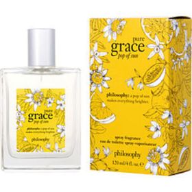 Philosophy Pure Grace Pop Of Sun By Philosophy Edt Spray 4 Oz For Women