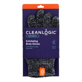 Cleanlogic - Bath Gloves Detox Chrcl - 1 Each-1 CT (SKU: 2685360)