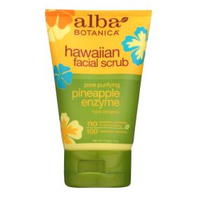 Alba Botanica - Hawaiian Pineapple Enzyme Facial Scrub - 4 fl oz (SKU: 390336)