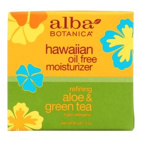 Alba Botanica - Hawaiian Aloe and Green Tea Moisturizer Oil-Free - 3 oz (SKU: 390138)