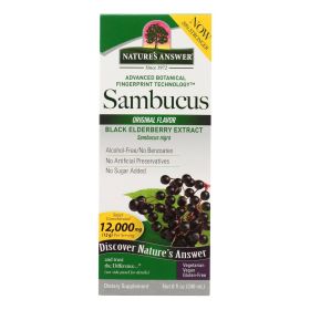 Nature's Answer - Sambucus nigra Black Elder Berry Extract - 8 fl oz (SKU: 359604)