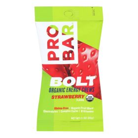 Probar Bolt Energy Chews - Organic Strawberry - 2.1 oz - Case of 12 (SKU: 1232164)