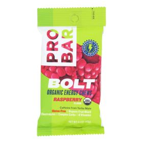 Probar Bolt Energy Chews - Organic Raspberry - 2.1 oz - Case of 12 (SKU: 1232180)