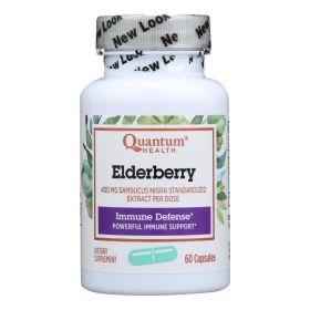 Quantum Elderberry Immune Defense Extract - 400 mg - 60 Capsules (SKU: 441824)